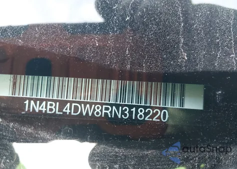 2024 Nissan Altima Sv Intelligent Awd from USA, damaged, VIN 1N4BL4DW8RN318220